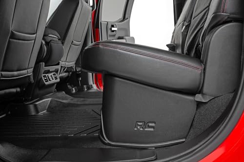Under Seat Storage for 1500 | 2500HD/3500HD & Neoprene Seat Covers for Chevy/GMC 1500-91036 Black - view 3