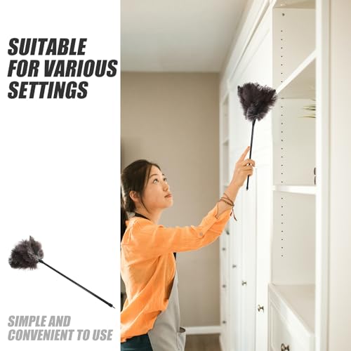 Feather Duster 50x13x13cm Reusable Long Wand for Office - view 3