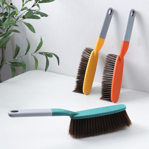 15" Soft Brist. Hand Broom Brush 3 PackBed Sofa Counter Hair Clear - view 6