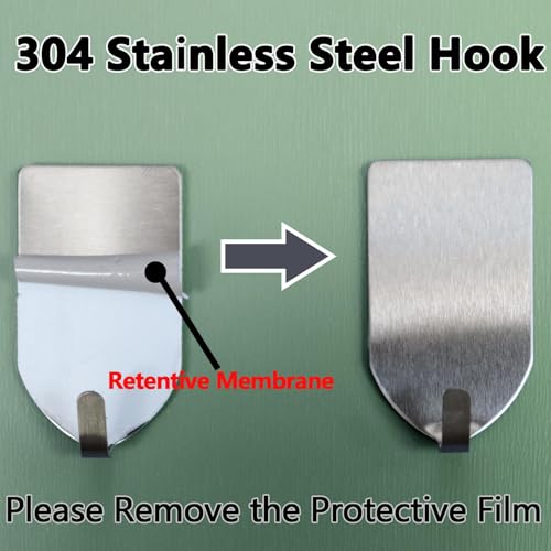 Shower Mirror Fogless for Shaving,(Small 6x4 Inch) Anti Fog Shaving Mirror Holder NO-Drilling, No Fog Free Waterproof,Small Wall Mounted Bathroom Accessories Camping Hanging with Hook - view 2