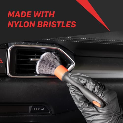 Small Universal Black ESS Ever So Soft Detailing Brush – Professional Brush for Interior, Exterior, Leather Seats, Engine Bay & Wheels – Premium Car Care Detailing Tool - view 6
