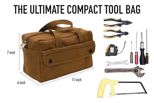 GI Style Mechanics Tool Bag, Heavy-Duty Canvas Tool Storage - view 5