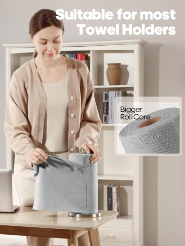 Microfiber Cleaning Cloth Roll -75 Pack, 12" x 12" (Pink) - view 6