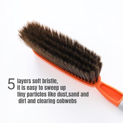15" Soft Brist. Hand Broom Brush 3 PackBed Sofa Counter Hair Clear - view 2