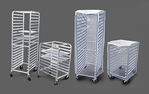 Clear Plastic Sheet Pan/Bun Pan Rack Cover, 20-Tier - view 5