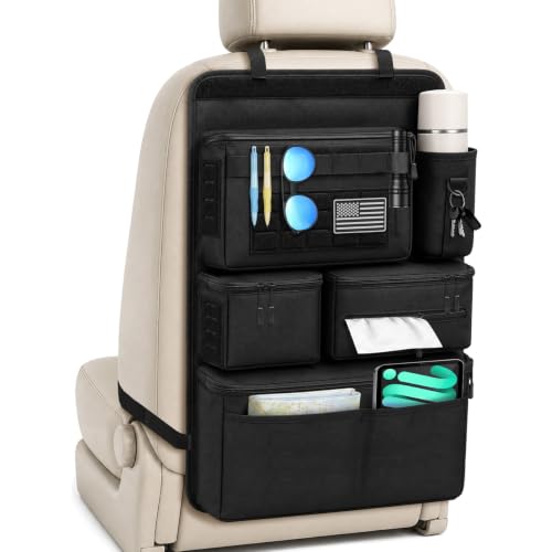 Multi-Pocket Back Seat Car Organizer, Fits Most Cars, SUVs, Trucks, Jeeps