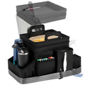 Car Organizers and Storage for Backseat & Front Seat - Collapsible Car Caddy w/Headrest Strap, Leakproof Cooler, Lid & Cup Holders | Fits Passenger Seat, Easy-Access Travel Snacks & Drinks