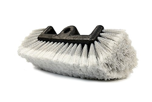 12" Car Wash Brush with Soft Bristle for Auto RV Truck Boat Camper Exterior Washing Cleaning, Grey - view 2