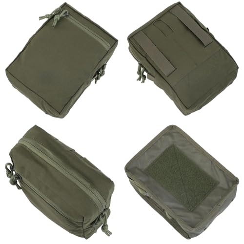 Tactical Tall GP Pouch, Large Capacity MOLLE Utility Storage Bag - view 2