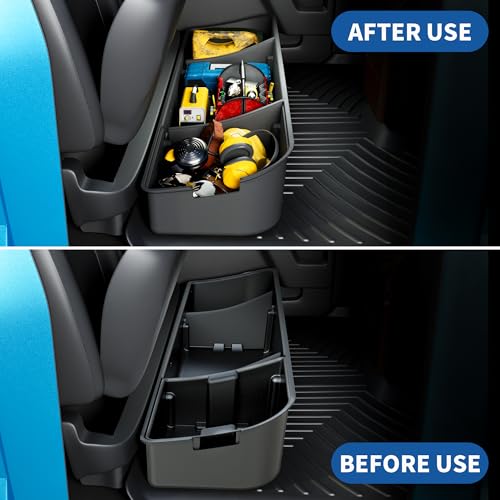 Under Seat Storage Box for Ford F150 (2015-2026) SuperCrew/Crew Cab - view 3