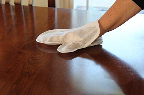 Artisan DUSTING MITT Replaces Microfiber Dusting Cloths, Dust Wipes, Feather Dusters. Grabs and Locks in Dust, Pet Hair, and Allergens for The Best Cleaning Possible Dual-Sided Disposable.20 Mitts. - view 3