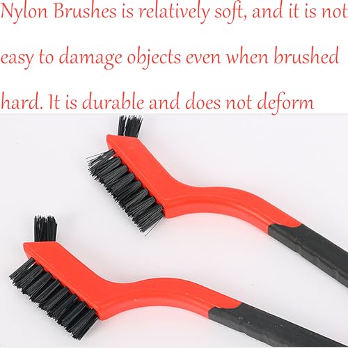 3pcs Nylon Cleaning Brushes Small Wire Brush Set for Cleaning Rust Removal in Holes - view 6