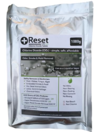 CLO2 Chlorine Dioxide Odor Removal - Air Freshener & Deodorizer, 1000g
