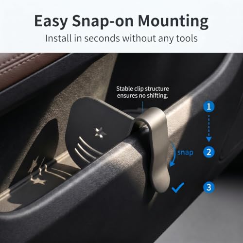 4 PCS Car Door Side Storage Partition, Divider Baffle Car Side Organizer, Car Door Compartment Storage Partition, Universal for Cars SUVs (Black) - view 5