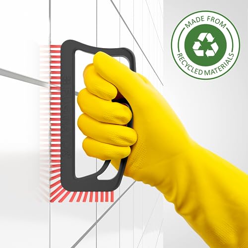 Fuginator Grout Brush, Grey/Orange, Innovation from 100% Recyclables, Household, Patented and Certified with Blue Angel - view 3