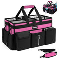 Large Cleaning Caddy With Detachable Divider And Support Board, Large Cleaning Supply Caddy With Adjustable Shoulder Strap & Waist Belt For Cleaners,Housekeepers