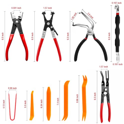 13-Piece Electrical Disconnect Pliers Kit for Cars - view 2