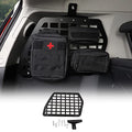 Trunk Storage Panel Compatible with Toyota FJ Cruiser 2007-2021, Modular Rear Left Cargo Rack Shelf Interior Luggage Holder, Panel Vehicle Rear Organizer Mount Bracket(Left)