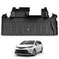 Cargo Mat for Toyota Sienna 2021-2026, TPE Custom Fit Trunk Liner
