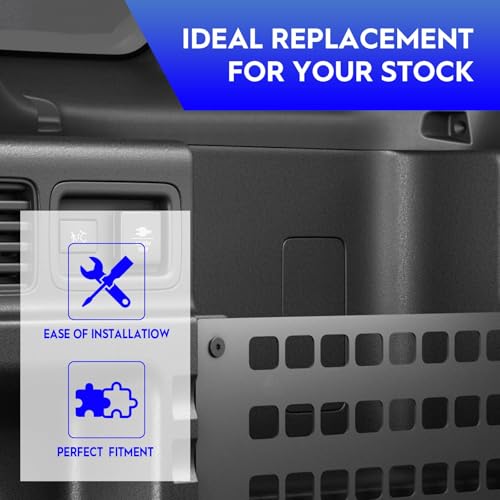 08Z03-3BM-100 Metal MOLLE Panel for 2026 Honda Passport, Functional Trunk Organizer Storage Panel, Black Partition Board, 2026 Honda Passport Accessories (2 Pcs) - view 5