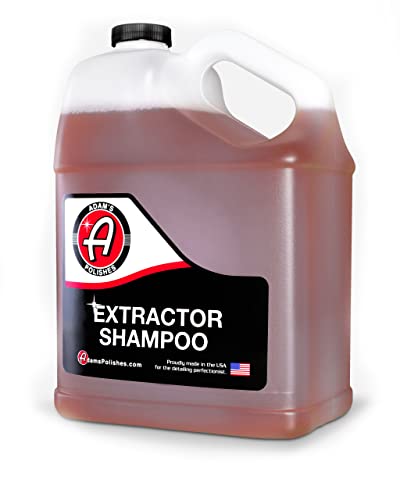 Carpet Extractor Shampoo - Best Vehicle Carpet Detailing Concentrate, Safe Car Flooring Wash For Heated Extractor, Powerful Floor Cleaning Soap - Low Foam, Citrus Scent