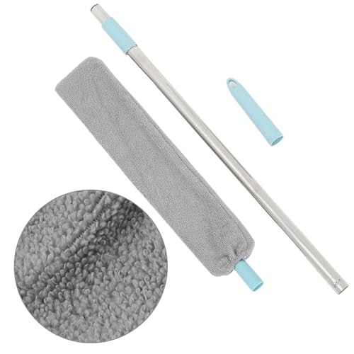 Extendable Microfiber Duster with Retractable Brush for Cleaning High Ceilings, Furniture Gaps, and Ceiling Fans – Lightweight Electrostatic Dust Remover for Home and Bed Cleaning - view 7