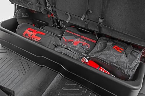 Under Seat Storage for 1500 | 2500HD/3500HD & Neoprene Seat Covers for Chevy/GMC 1500-91036 Black - view 4