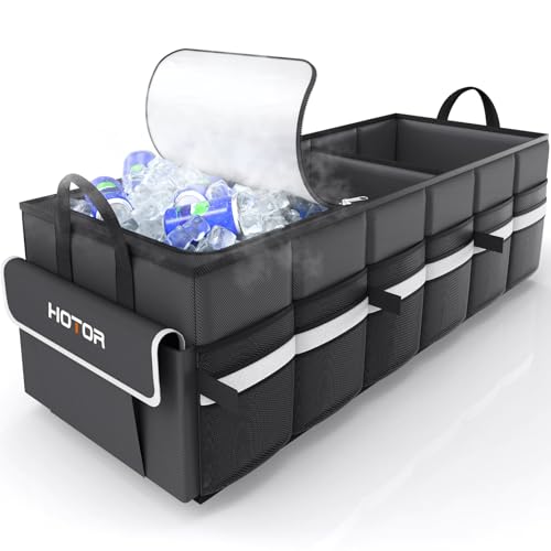 Trunk Organizer - Car Organizer with Built-In Leakproof Car Cooler