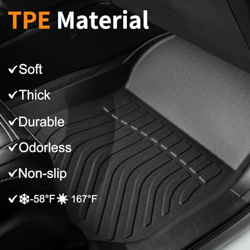 Floor Mats & Cargo Liner for 2022-2026 Lexus NX Hybrid & Plug-in Hybrid (Only NX350h/ NX450h+)(Cargo Mat for Top Position), TPE Car Mats for NX Hybrid Accessories - view 4