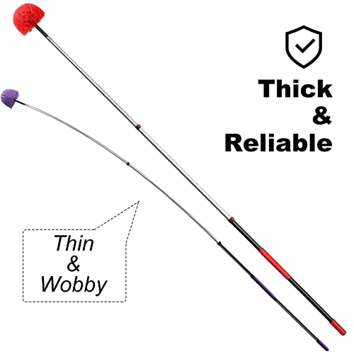 30 Foot High Reach Dusting Kit with 6-24 Foot Extension Pole // High Ceiling and Cobweb Duster with Telescopic Pole // Microfiber and Outdoor & Indoor Extendable Duster Cleaning Kit - view 3