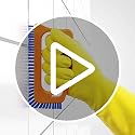 Fuginator Grout Brush, Grey/Orange, Innovation from 100% Recyclables, Household, Patented and Certified with Blue Angel - view 7