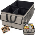 Trunk Organizer for SUV and Cars, Large Capacity, Beige