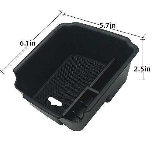 Compatible with VW Tiguan 2018 2019 2020 2021 2022 2023 2024 and 2022 2023 2024 2025 2026 VW Taos Center Console Tray Organizer Insert ABS Armrest Box Secondary Storage - view 3