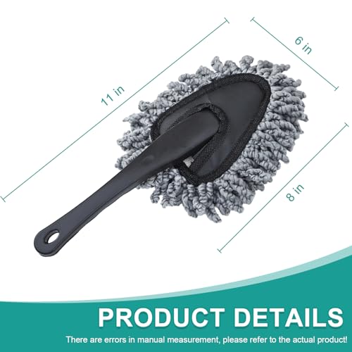 2 Pcs Super Soft Microfiber Duster Brush, Car Dash Cleaner, Cleaning Brush, Dusting Tool, Cleaning Tools for Car Cleaning, Home Kitchen, Computer - view 2