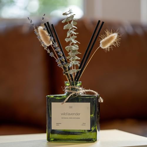 Premium White Peony & Tuberose Reed Diffuser with Dried Flowers – 5 oz Essential Oil Diffuser for Home & Bathroom – Long-Lasting Fragrance Diffuser Sticks – Room Decor Air Freshener - view 5