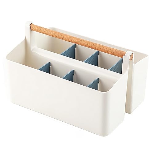 Art Supply Caddy Organizer with Handle,Teacher Tool Storage with Divider