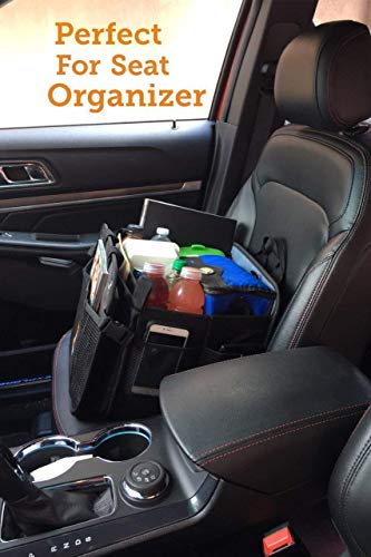 Convertible Large 3 Compartment SUV Trunk Organizer | Truck Bed Organizer with Cover for Trucks, Cars, SUVs and Groceries. PATENTED (4-in-1 with Cover, Black) - view 6