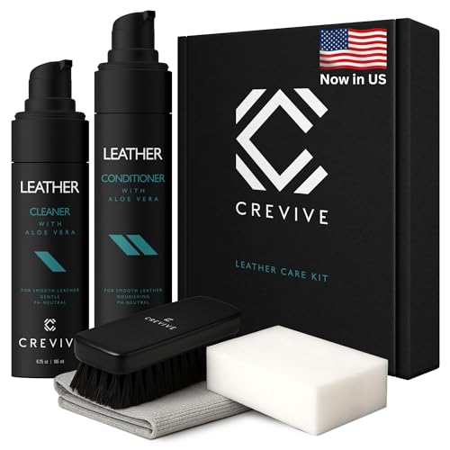 Car Leather Cleaner and Conditioner, Leather Care Kit for Car Interior
