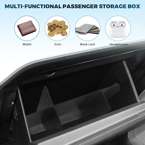 Car Glove Box Organizer for 2022-2026 2027 Ford Maverick - view 4