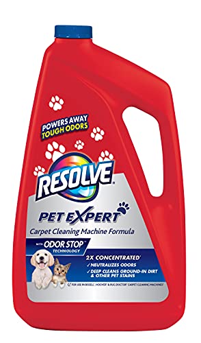 Carpet Cleaner for Steam Machines, Red, 48 Fl Oz