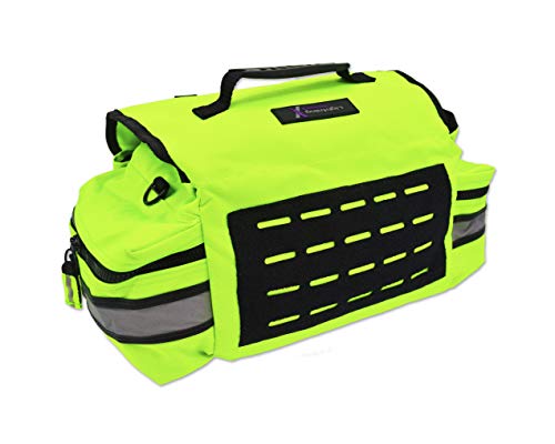 Lightning X Small First Responder EMT EMS Trauma Bag Stocked First Aid Fill Kit B (Fluorescent Yellow) - view 4