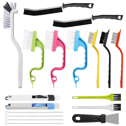 Crevice Cleaning Brush, 18Pcs Cleaning Brush Set for Gaps
