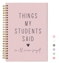 Teacher Gift Spiral Notebook Light Pink, Thank You Gift for Teacher, Teacher Appreciation Gifts, Keepsake Journal, Teacher Notebooks for School Supplies, Home & Office, Spiral Bound 5.5x8.5