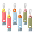 3 in 1 Cup Lid Cleaning Brush Set, Multifunctional Bottle Gap Crevice Cleaner Brush, Portable Cup Mouth Scrubber Tools for Bottle Tight Spaces (6PCS)