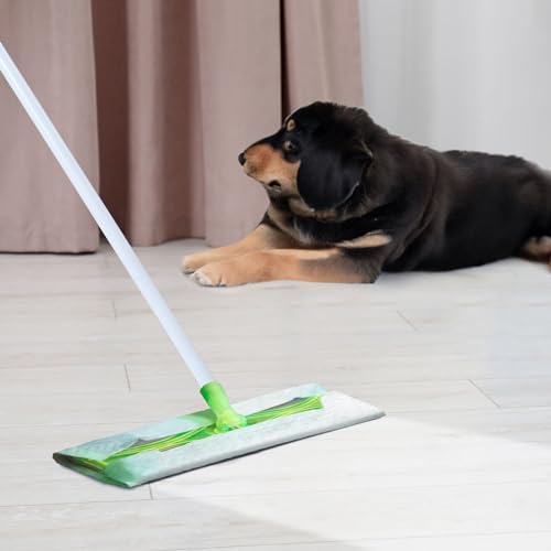 Disposable Mop Pads - Hard Floor Dust Mop - Disposable Microfiber Cloths - White Floor Cleaning Pads - 200 Count, White, 11.5" x 8" - view 3