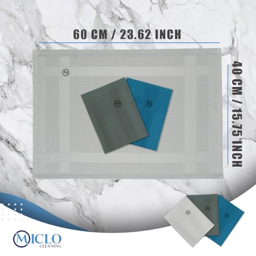 Microfibre Premium Cleaning Cloth Set of 3 - Magic Cloth | All Purpose, Absorbent Washcloth | Microfiber for Window, Kitchen, Bathroom | Lint-Free, Scratch-Free Glass CLoth | 16'' x 24'' | Dark Series - view 2