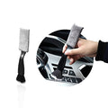 1 PC Double Head Brush for Car Clean, Soft Auto Interior Duster Detailing Brushes, Universal Vehicle Dashboard Screen, Air Vents, Computer etc Cleaning Tool Accessories (Black)