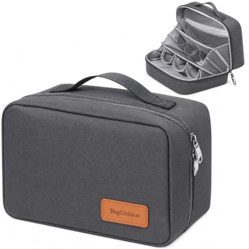 Birthday Gifts for Women Men,Travel Essentials Toiletry Bag Kit Case- Grey