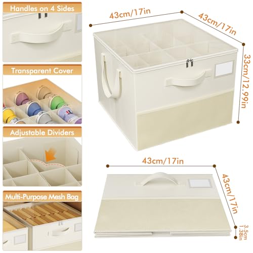 Plus Size 2 Pack Shoe Organizer for Closet, Foldable Shoe Storage Box - view 6