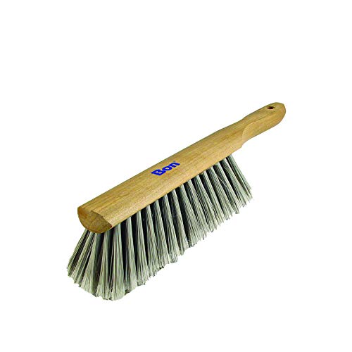84-155 Soft Tipped Flagged Counter Brush 9" Brush Length Silver Tipped Bristles Wood Handle Dust Brush